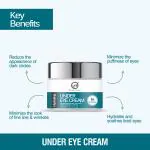 Nuerma Science Under Eye Cream with Retinol & Peptides to Lighten Dark Circles & Wrinkles (30 g)