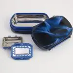 Linasha Leak Proof BPA Free Plastic Inner Stainless Steel Insulated Lunch Box With Small Veggie Box 1000 ml Airtight Thermoware Tiffin Box For Office School Kids Colour Assorted Pack Of 1