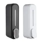 BATH GURU Black Plastic Soap Dispenser - 350 ml (pack of 2)