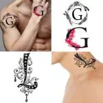 Ordershock Waterproof GL Name Letter Temporary Body Tattoo (Pack of 2)