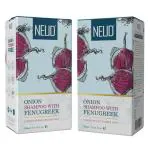 NEUD Onion Hair Shampoo with Fenugreek for Men & Women - 2 Packs (300ml Each)