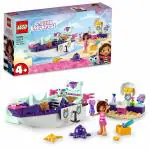 LEGO Gabby & MerCat’s Ship & Spa 10786 Building Toy Set (88 Pieces), 4Y+