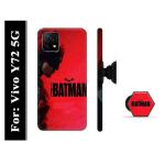 Mobi Elite The Batman Printed Hard Back Case Cover with Mobile Holder, Pop holder, Pop socket for Vivo Y72 5G