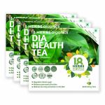 18 HERBS ORGANICS HEALTH WITH HERBS Dia Health Tea - Herbal Infusion Tea for Diabetes - Pack of 4 (60 Tea bags)