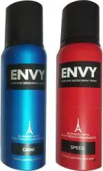 Envy Dark Deodorant Spray, Speed Deodorant Spray Deodorant Spray, 120 Ml (Pack Of 2)