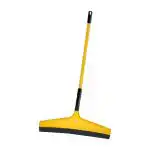 Classy Touch Bathroom Squeege Floor/Bathroom Wiper with Telescopic Handle for Cleaning Bathroom/Kitchen/Terrace/Multiple Use (Large, Flap: 16 Inch)