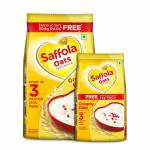 Saffola Rolled Oats | 1kg + 300g Free | + Black Raisins/Kishmish 100g | 1400g