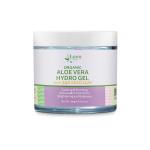 Lass Naturals Aloe Vera Gel with 24 K Gold Leaf - Hydro Organic Non-Toxic Aloe Vera Gel for Acne, Scars, Glowing & Radiant Face, Hair and Skin Treatment-100ml