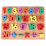 Whinsy Number 1 to 20 Puzzles Toys for Children, Montessori Digital Blocks