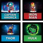 Surmul Multicolor Plastic Medium Kids Superhero Ironman Thor Hulk Captain America Frame (Pack Of 4)