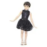 KAKU FANCY DRESSES Tu Tu Skirt Costume,Western Dance Costume -Black, 3-4 Years, For Girls