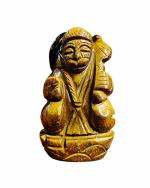 Shubhanjali store Crystal Tiger Eye Lord Hanuman Statue (3 x 3 cm)