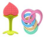Manan Shopee Kids Multicolor Silicone Teethers