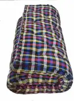 Unite Source Soft Cotton Filled Multicolored Single Bed Mattress in Buffalo Check | Cotton Gadda (Box(3 * 6))