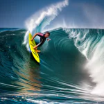 Love Creation A4 Size poster print for creative wall art- surf-s-up-ocean-wave-rider-wall-art-6032(Non Sticker)