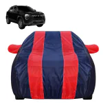 Auto Hub Mahindra XUV 3XO Car Cover with Mirror Pockets and Water Resistant, Car Body Cover, Navy-Red