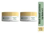 Kaers by Healthcrew Luscious Lip Balm | Black Seed (Kalonji) & Avocado with Vit E | 8 gm (Pack of 2)