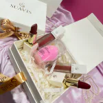 Suavis Coffee Bean | Everlasting Wine |liquid lipstick Cocoa Bronze Cream Matte Bullet Lipstick|Beauty Blender Sponge Puff For Women & Girls |Perfect Lipstick for Everyday Use|Long Lasting Lipstick |(Gift Set)