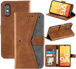 Autofocus Faux Leather Back Case Flip Cover for Mi Redmi 9A Sport, Redmi 9A Sport with ID Card Slot | Foldable Stand | 2 Card Slot | 1 Cash Slot | Magnetic Closure - Executive Brown, 21605