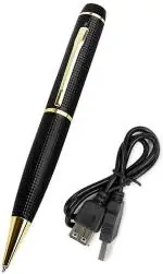 SIOVS HD Pan k123 Spy Camera with Video Audio Recording 1920 x 1080p 32 GB, 1 Channel HDMI (Black)