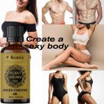 KURAIY 100% Pure Essential Oils Natural Ginger Oil Massage Oil Lymphatic Drainage Therapy Anti Aging Plant Essential Oil Beauty Health