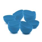 Jaycee Microwave Safe And BPA Free Blue Virgin Plastic Multipurpose Bowl - 300 Ml (Pack Of 12)