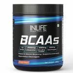 Inlife BCAA Branched Chain Amino Acids for Men Women BCAA (250 g, Orange)
