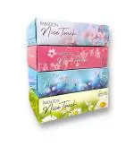Nice Touch 2 Ply Face tissue paper- 200 sheets Each Box- Set of 4 (100 Pulls Per Box, 800 Sheets)