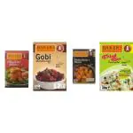 Bakers Combo Pack ( Paneer Butter Masala 100G Gobi Manchurian 125G Crispy Fried Paneer 100G& Fried Rice Mix 30G )