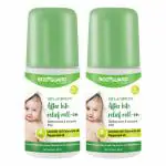 Bodyguard 100% Ayurvedic After Bite Roll On for Babies & Kids, Soothe Rashes & Mosquito Bites Pack of 2- 40ml Each