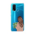 Emble Designer Clear Tranperant Silicone Case For Vivo Y50 / Vivo Y30 -Design A24 ( TPU | Soft , Vivo Y50 / Vivo Y30 | Multicolor )