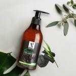 NutriGlow NATURAL'S Bamboo & Charcoal Face Wash For Deep Cleansing, Removes Dirt 300ml