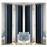 Mahi Textiles Premium Curtains Door||5feet||Pack of 4 Curtains.