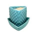 Shopmefast Ceramic Triangle Shape Pots Planters