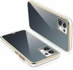 Star Craftune Oppo Reno 8 Pro 5G White Chrome Shock-Absorbent Back Cover