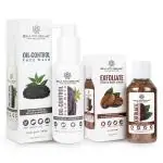 Bella Vita Organic Exfoliate Face And Body Coffee Scrub Grit For Skin Brightening, De-Tan Removal And Oil Control Face Wash With Activated Charcoal For Deep Cleansing (Combo Of 2)