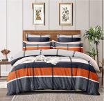 TIB Multicolor Cotton Checkered Reversible AC Comforter for Single Bed - 182 x 91 cm