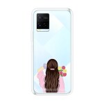Emble Designer Clear Tranperant Silicone Case For Vivo Y21 -Design A22 ( TPU | Soft , Vivo Y21 | Multicolor )