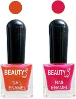 OUR Beauty Multicolor Extra Shine Long Wear Durable Nail Polish Combo 22, 20 ml (Pack Of 2)