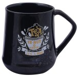 RAFOLEEN Black Coffee Mug 380ml ceramic Coffee mug Tea is not a Drink its a Hug