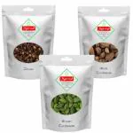 Marwar Combo Pack of Cloves + Black Cardamom + Green Cardamom | 50 Gms Each | Pack of 3
