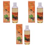 PURE VEDIC Castor Oil (Arandi Oil) - Premium Cold Pressed for Hair & Skin Care - 100ml (Pack of 3)