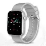 Gbuddy Gionee GSW12 Smartwatch Bluetooth Calling with 1.8 inch IPS 2.5D Curved Display, IP68 Water Resistant, SpO2 & Stress Monitor, Heart Rate Monitor & 200+ Watch Faces, Longer Battery (Sterling Silver)