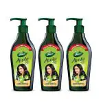 GCUT Dabur Amla Hair Oil - 550ml (Pack of 3) | For Strong, Long and Thick hair | Nourishes Scalp | Controls Hair Fall, Strengthens Hair & Promotes Hair Growth