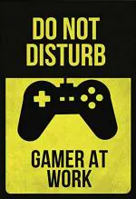 Divinedesigns Multicolor Vinyl Dnd At Work Rolled Poster - 13 X 19 Inch