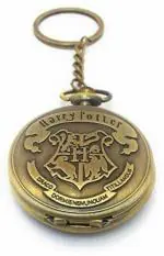 Blue Aura Arkanum Silver Metal Harry Potter Gryffindor Pocket Watch Key Chain