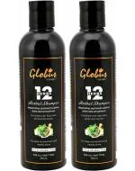Globus Naturals 12 Herbs Hair Growth Shampoo Deep Nourishment Healthy Shine All Hair Types Men and Women (250 ml) (Pack of 2)