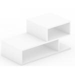 Heera Moti Sorriso Coffee Table (Finish :-White pre- laminted Matt)