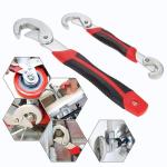 ROSHANI CREATION_Stainless Steel Socket Adjustable Wrench Open End Snap N Grip Tool Spanner -2 Pieces