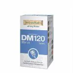 WellnessMantra DM 120 Ayurvedic Tablets | Natural Diabetes Care | Blood Sugar Control | Protects from long term complications of Diabetes | Gudmar, Jambubij, Neem, Methi and 16 more herbs (Pack of 2 - 120 Tablets